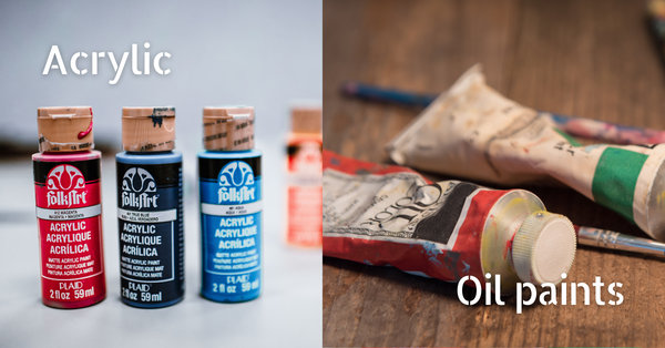 acrylic vs oil paints