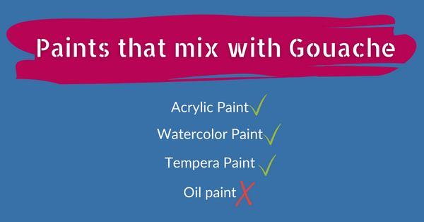 paints that mix with gouache